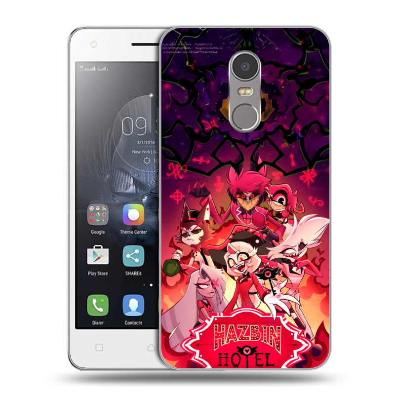 Пластиковый чехол на Lenovo K6 Note с принтом Hazbin Hotel Отель Хазбин Пластиковый чехол на Lenovo K6 Note с принтом Hazbin Hotel Отель Хазбин
