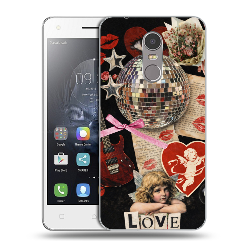 Силиконовый чехол на Lenovo K6 Note с принтом для девочек Силиконовый чехол на Lenovo K6 Note с принтом для девочек