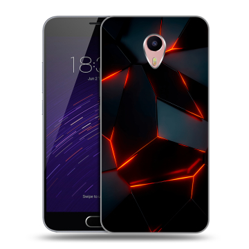 Пластиковый чехол на Meizu M3 Max с принтом Яркие абстракции