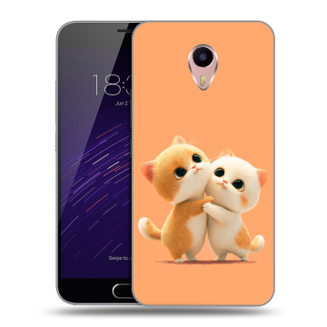Пластиковый чехол на Meizu M3 Max с принтом Милые котики
