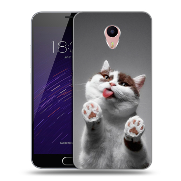 Пластиковый чехол на Meizu M3 Max с принтом Коты