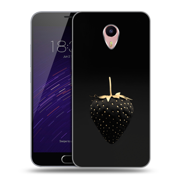 Пластиковый чехол на Meizu M3 Max с принтом Черная клубника Пластиковый чехол на Meizu M3 Max с принтом Черная клубника