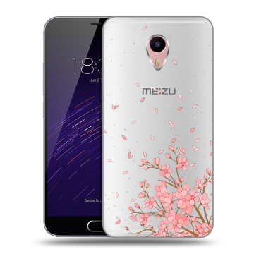 Пластиковый чехол на Meizu M3 Max с принтом Ветка сакуры