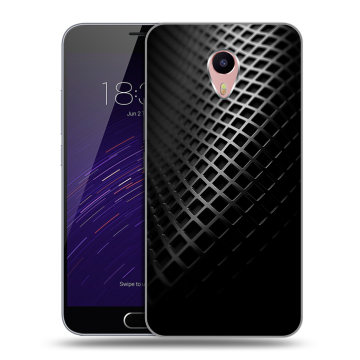 Пластиковый чехол на Meizu M3 Max с принтом Текстура металла Пластиковый чехол на Meizu M3 Max с принтом Текстура металла
