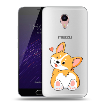 Пластиковый чехол на Meizu M3 Max с принтом Корги