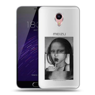 Пластиковый чехол на Meizu M3 Max с принтом Мона Лиза