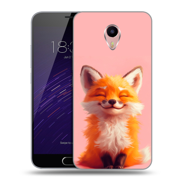 Пластиковый чехол на Meizu M3 Max с принтом милая лиса