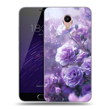 Пластиковый чехол на Meizu M3 Max с принтом Розы цветы Пластиковый чехол на Meizu M3 Max с принтом Розы цветы