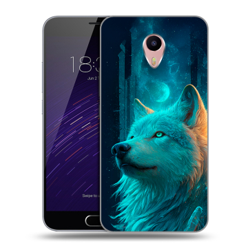 Пластиковый чехол на Meizu M3 Max с принтом бабочки саккура