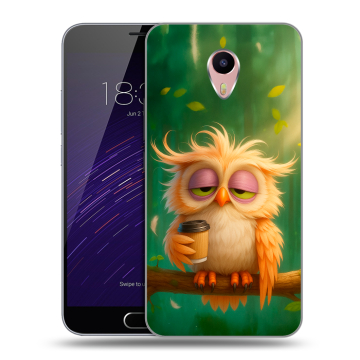 Пластиковый чехол на Meizu M3 Max с принтом сова Пластиковый чехол на Meizu M3 Max с принтом сова