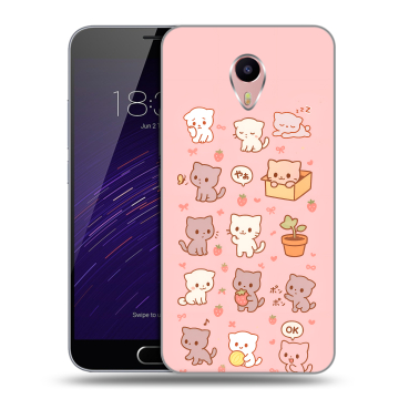 Пластиковый чехол на Meizu M3 Max с принтом Hello Kitty Хелоу Кити