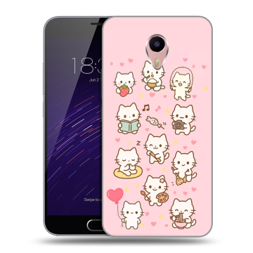 Пластиковый чехол на Meizu M3 Max с принтом Hello Kitty Хелоу Кити