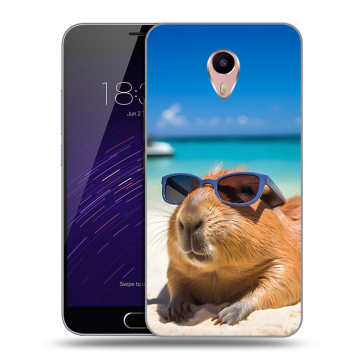 Пластиковый чехол на Meizu M3 Max с принтом Капибара Пластиковый чехол на Meizu M3 Max с принтом Капибара
