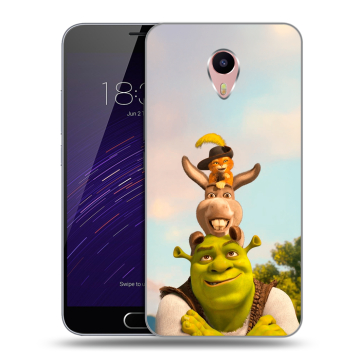 Пластиковый чехол на Meizu M3 Max с принтом Шрек Shrek