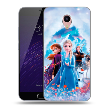 Пластиковый чехол на Meizu M3 Max с принтом Холодное сердце Frozen