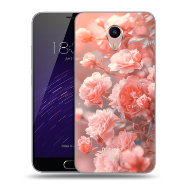 Пластиковый чехол на Meizu M3 Max с принтом Розы цветы
