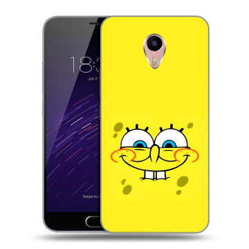 Пластиковый чехол на Meizu M3 Max с принтом спанчбоб спанч боб