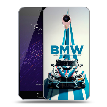 Пластиковый чехол на Meizu M3 Max с принтом БМВ BMW