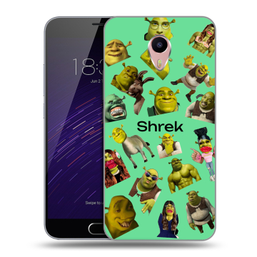 Пластиковый чехол на Meizu M3 Max с принтом Шрек Shrek