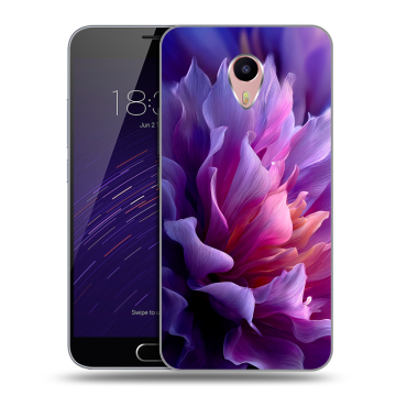 Пластиковый чехол на Meizu M3 Max с принтом женский цветы Пластиковый чехол на Meizu M3 Max с принтом женский цветы