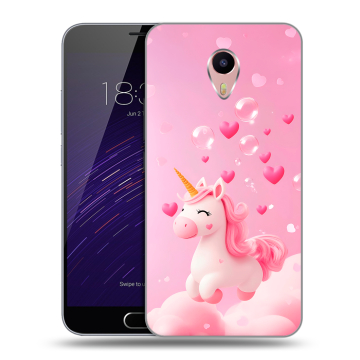 Пластиковый чехол на Meizu M3 Max с принтом Единорог Пластиковый чехол на Meizu M3 Max с принтом Единорог