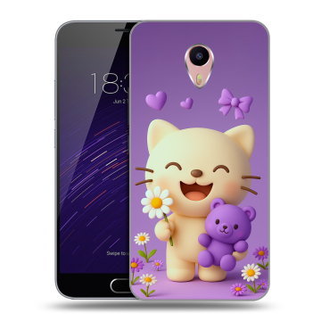 Пластиковый чехол на Meizu M3 Max с принтом для девочек