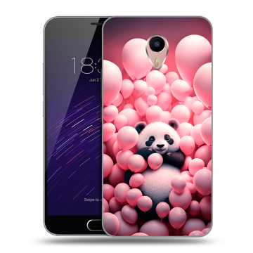 Пластиковый чехол на Meizu M3 Max с принтом Панда