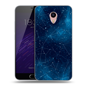 Пластиковый чехол на Meizu M3 Max с принтом Космос звезды