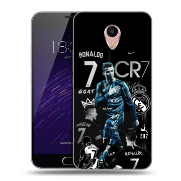 Пластиковый чехол на Meizu M3 Max с принтом Реал Роналдо