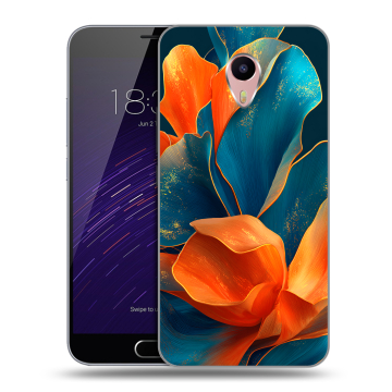 Пластиковый чехол на Meizu M3 Max с принтом Цветы