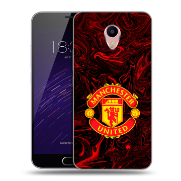 Пластиковый чехол на Meizu M3 Max с принтом Manchester United