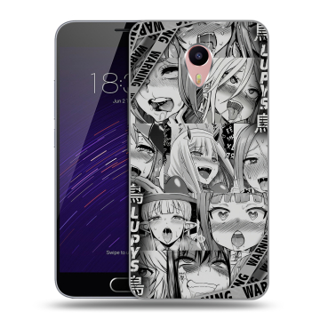 Пластиковый чехол на Meizu M3 Max с принтом Ahegao Ахегао Аниме