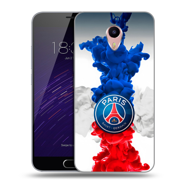 Пластиковый чехол на Meizu M3 Max с принтом PSG ПСЖ