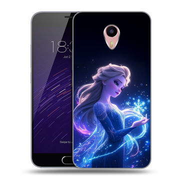 Пластиковый чехол на Meizu M3 Max с принтом Холодное сердце Frozen