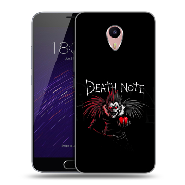 Пластиковый чехол на Meizu M3 Max с принтом Death note Тетрадь смерти