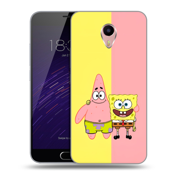 Пластиковый чехол на Meizu M3 Max с принтом Спанч боб Спанчбоб
