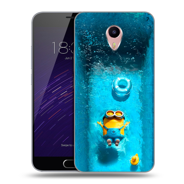 Пластиковый чехол на Meizu M3 Max с принтом Миньоны Пластиковый чехол на Meizu M3 Max с принтом Миньоны