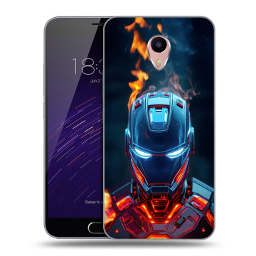 Пластиковый чехол на Meizu M3 Max с принтом IronMan Железный человек