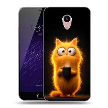 Пластиковый чехол на Meizu M3 Max с принтом Смешной кот