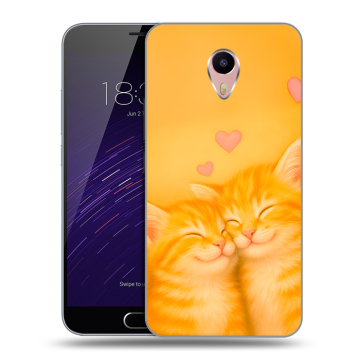 Пластиковый чехол на Meizu M3 Max с принтом Милые котята