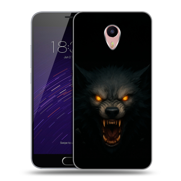 Пластиковый чехол на Meizu M3 Max с принтом Волк