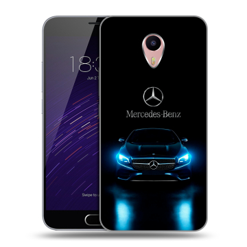 Пластиковый чехол на Meizu M3 Max с принтом Mercedes Мерседес