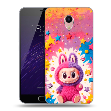 Пластиковый чехол на Meizu M3 Max с принтом Labubu Лабубу