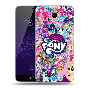 Пластиковый чехол на Meizu M3 Max с принтом My little pony Дружба чудо