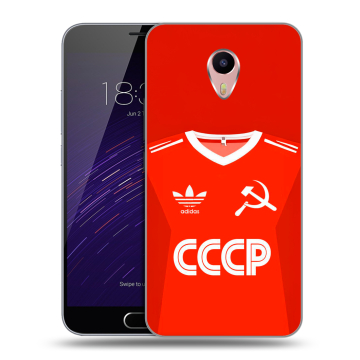 Пластиковый чехол на Meizu M3 Max с принтом Флаг Герб СССР