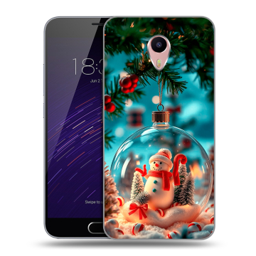 Пластиковый чехол на Meizu M3 Max с принтом Новый год