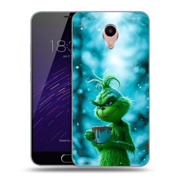 Пластиковый чехол на Meizu M3 Max с принтом Новый год гринч