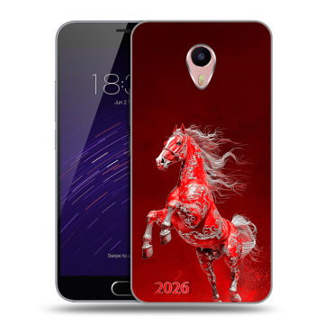 Пластиковый чехол на Meizu M3 Max с принтом Новый год