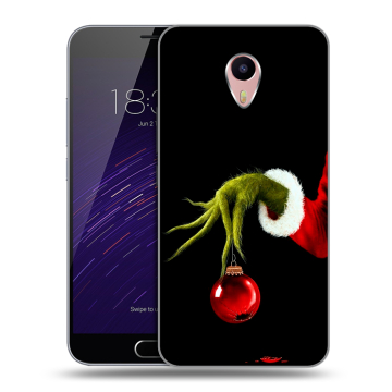 Пластиковый чехол на Meizu M3 Max с принтом Новый год Гринч
