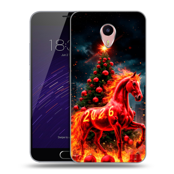 Пластиковый чехол на Meizu M3 Max с принтом Новый год